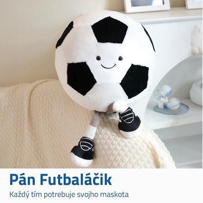 Obrázok Vankúš s nožičkami - futbalová lopta