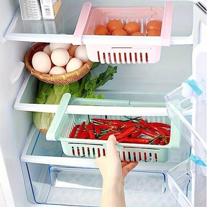 Obrázok z Výsuvný úložný box do chladničky
