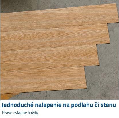 PVC samolepicí dřevěná podlaha