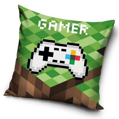 Obrázok Obliečka na vankúšik - Minecraft gamer