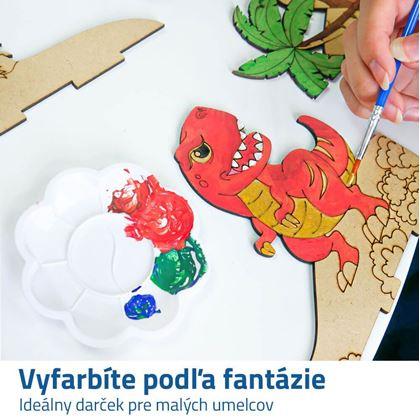 Obrázok z Súprava na výrobu 3D obrázku - dinosaury