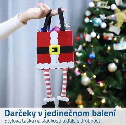 Obrázok z Vianočná dekoratívna darčeková taška - Santa