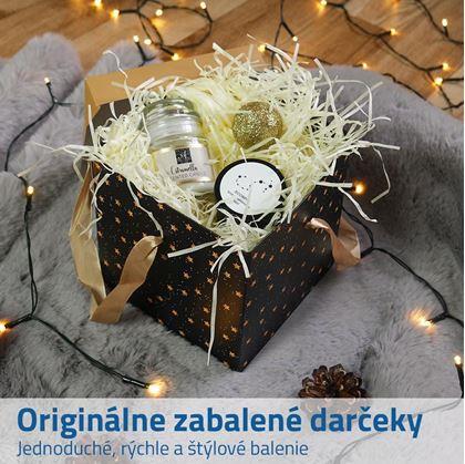 Obrázok z Darčeková krabička 15 cm - hviezdy