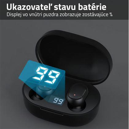 Bluetooth bezdrátová sluchátka do uší - špunty