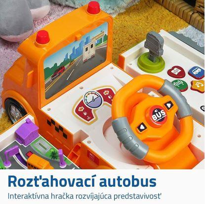 Obrázok Interaktívny rozkladací autobus s volantom