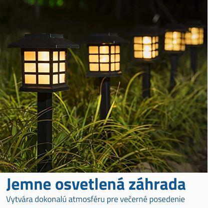 Obrázok Solárna zapichovacia LED lampa