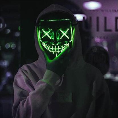 Obrázok Strašidelná svietiaca maska